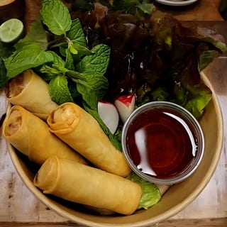 Fried Vegetables Spring Rolls