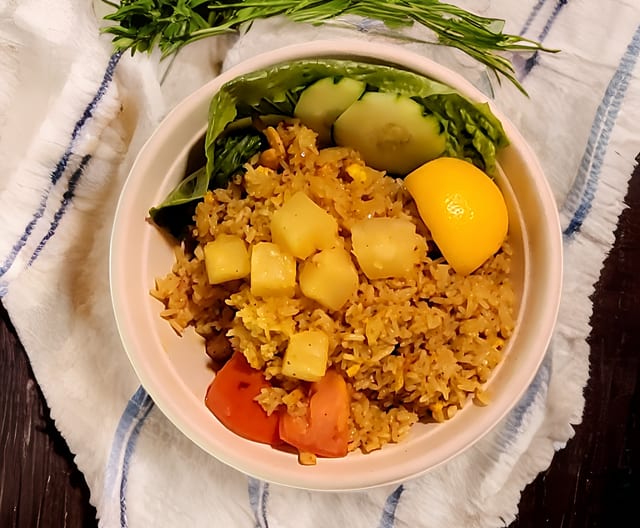 Pineapple Fried Rice.