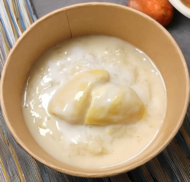 Durian with Coconut Sticky Rice.