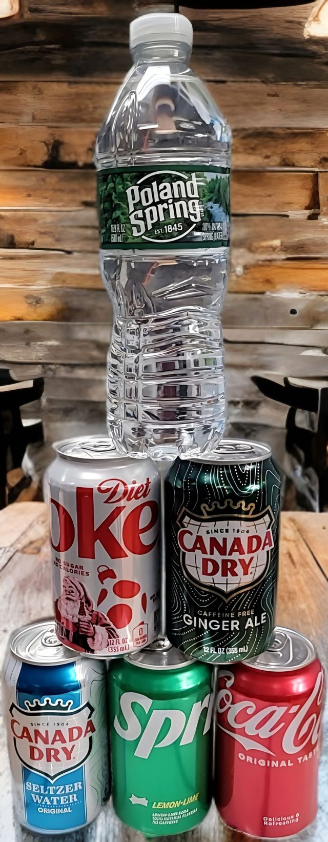 Soda or Water.