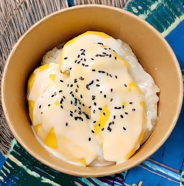Mango with Coconut Sticky Rice.