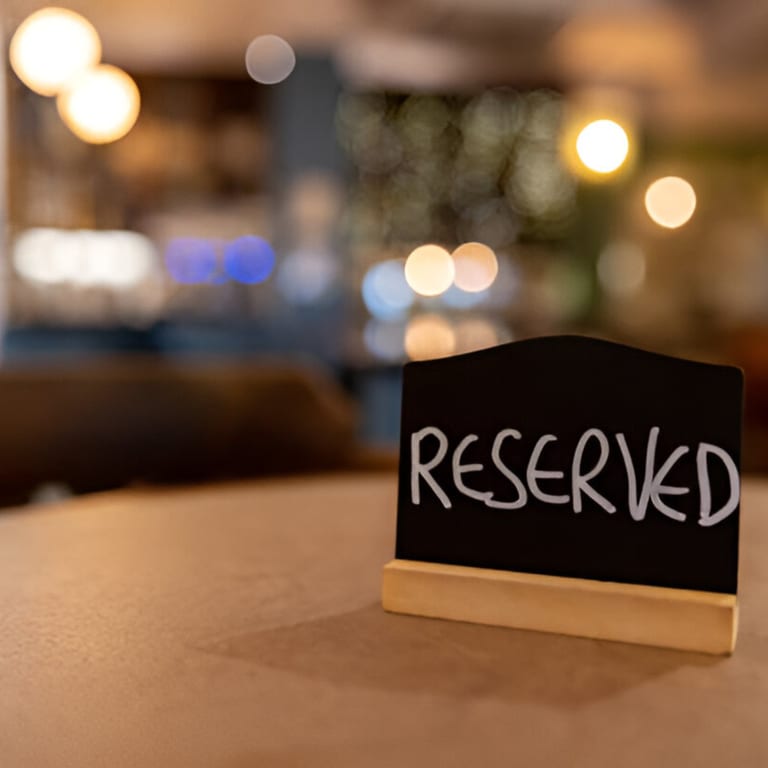 Need Reservation? Book Your Table Now