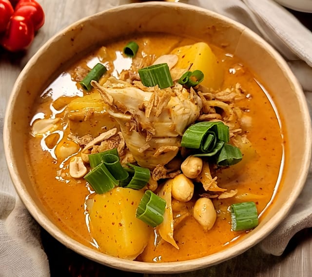 Massaman Curry with Jasmine Rice.